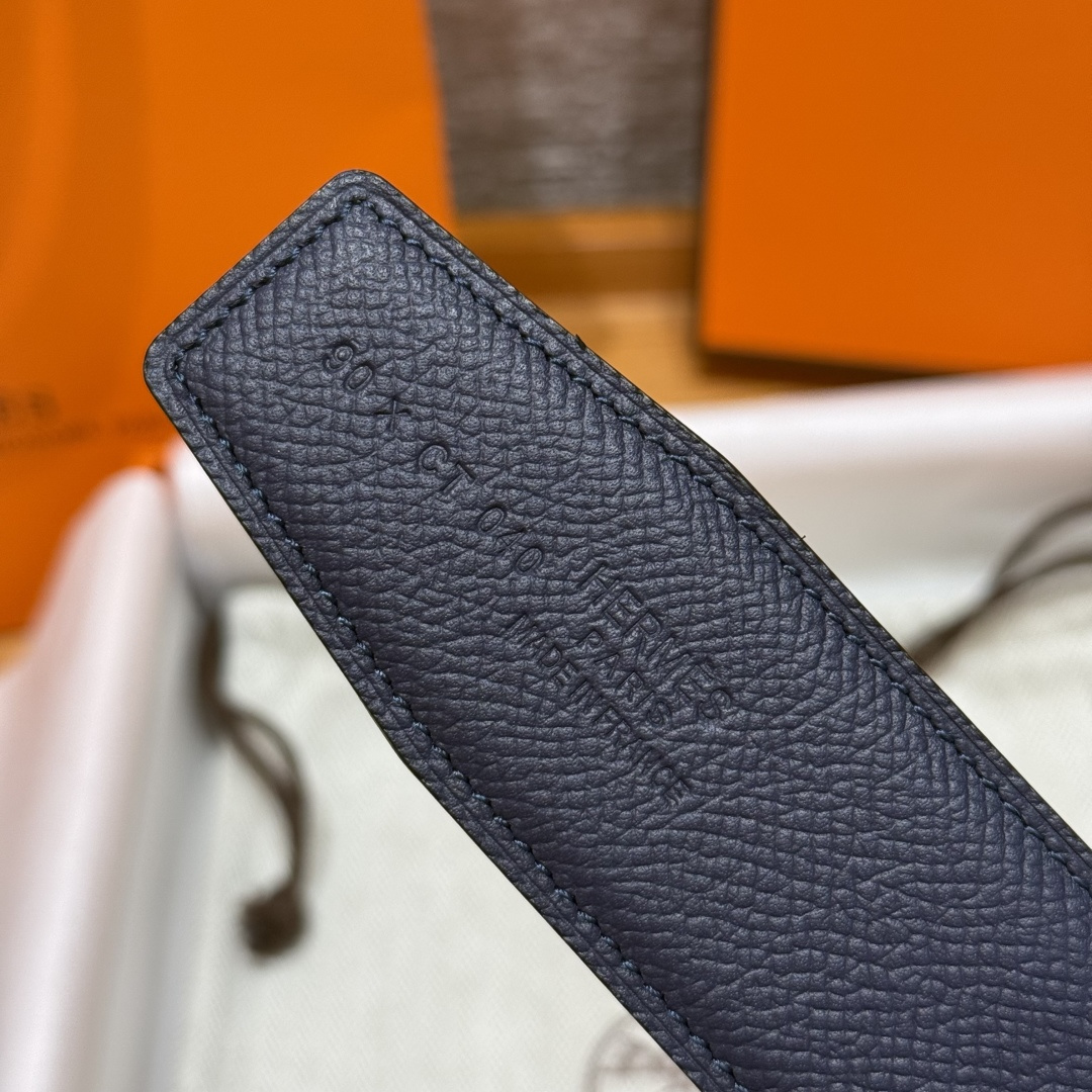 H家Touareg 皮带扣&双面皮腰 - 手工彫刻の高級レザー