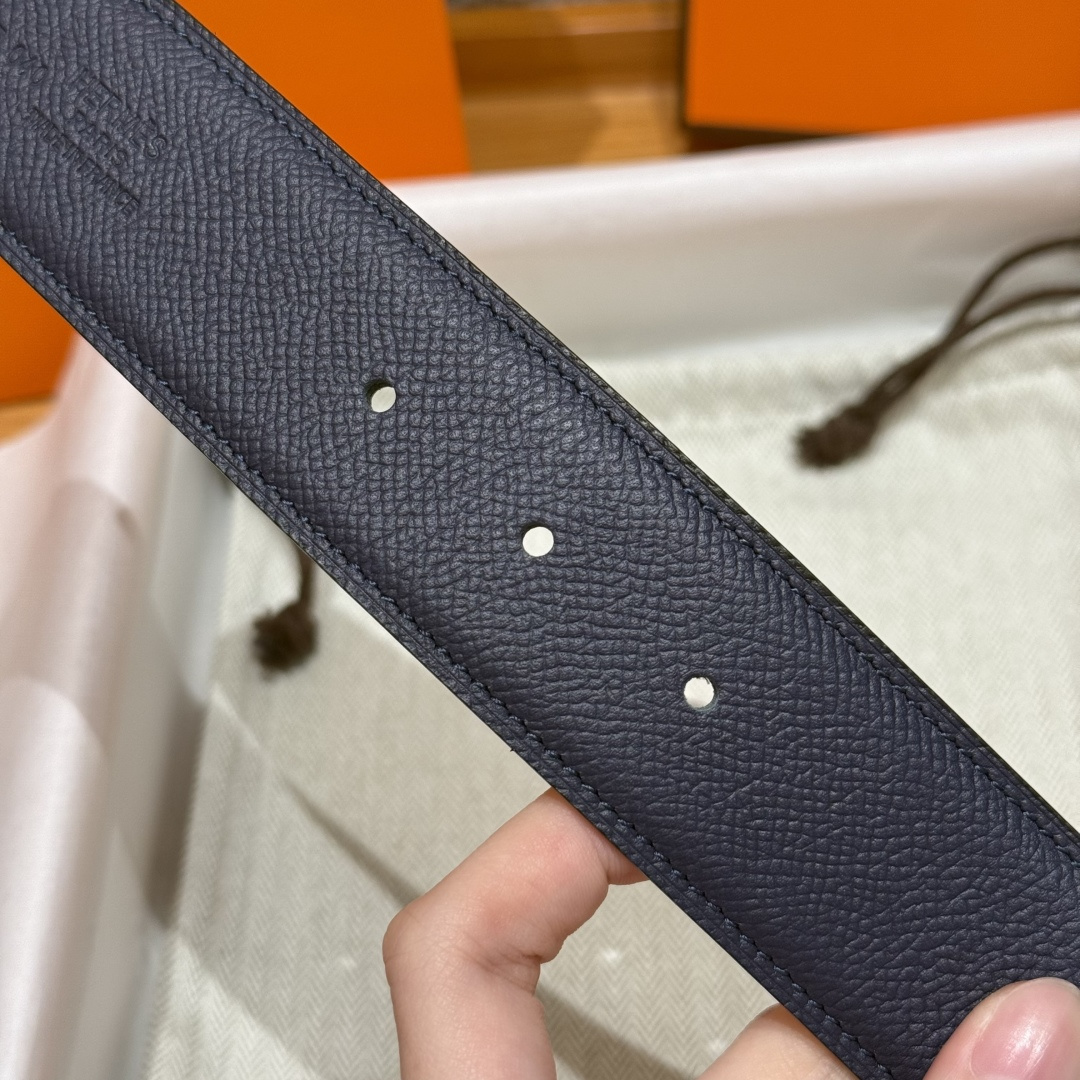 H家Touareg 皮带扣&双面皮腰 - 手工彫刻の高級レザー