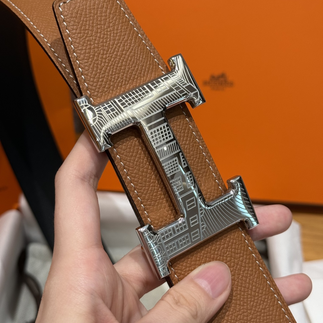 H家Touareg 皮带扣・ダブルフェイスレザーウエストベルト