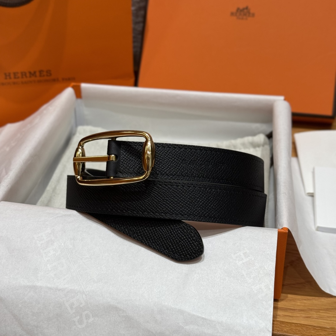 H家新款女性用双面腰带 - 柔らかい牛革製でスタイリッシュなデザイン