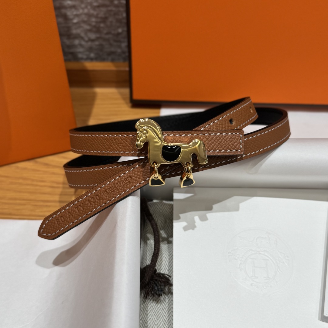 Hermes Glenan Reversible Belt with Horse Buckle in Palladium Hardware, 13 mm 7 cmp i1750761497899 3614 0 6