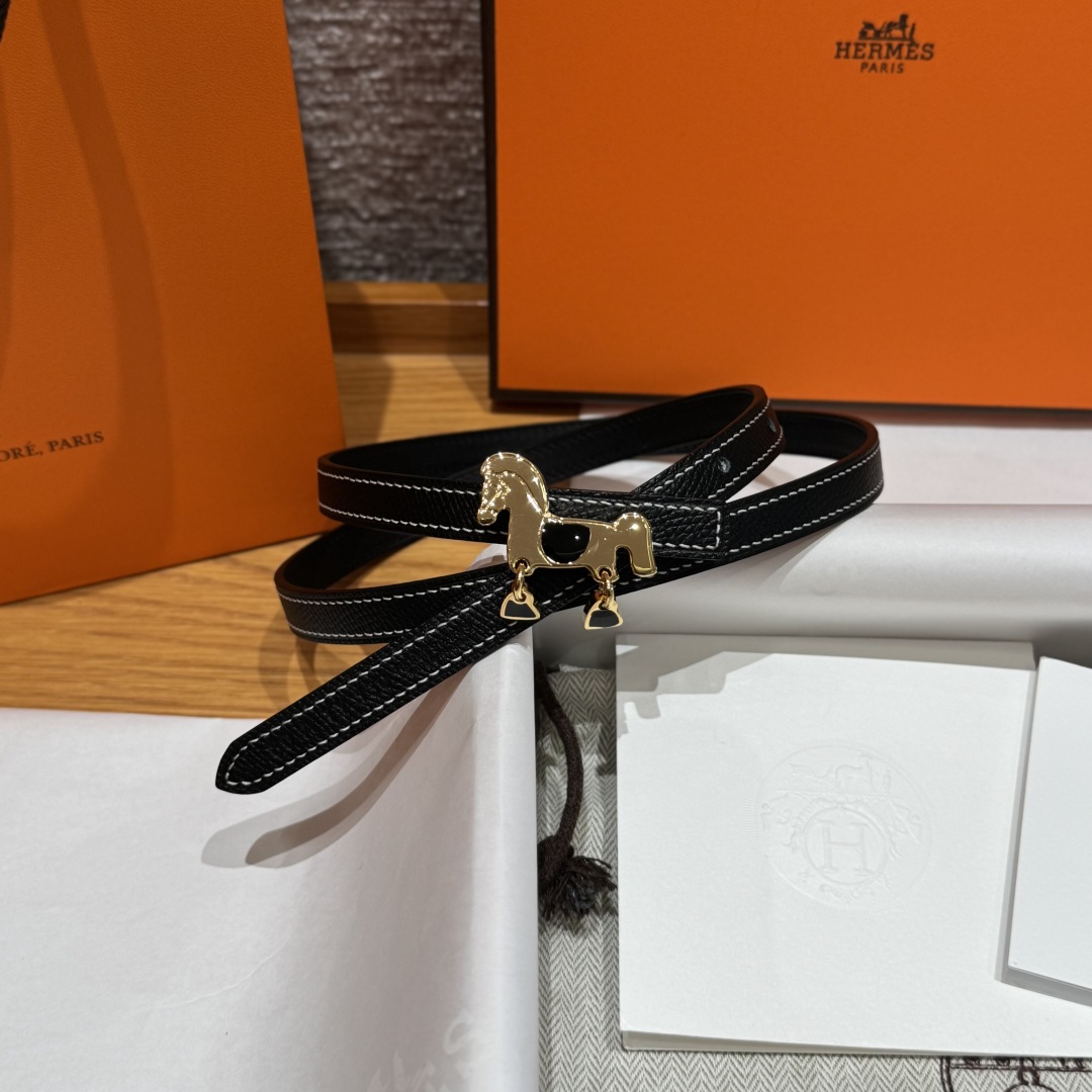 Hermes Glenan Reversible Belt with Horse Buckle in Palladium Hardware, 13 mm 6 cmp i1750761498572 6328 0 5