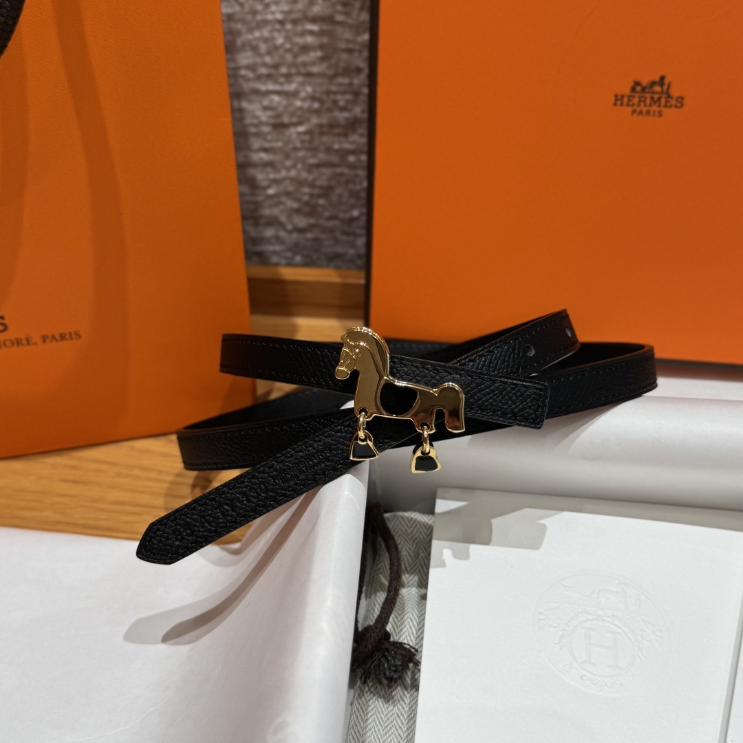 Hermes Glenan Reversible Belt with Horse Buckle in Palladium Hardware, 13 mm 2 cmp i1750761498580 8790 0 1