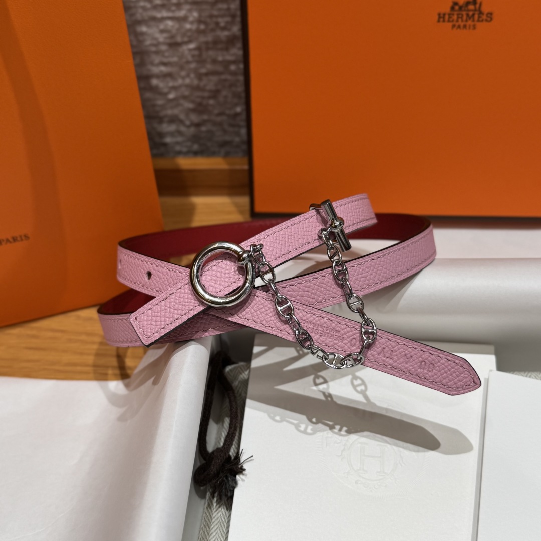 Hermès Women's White Swift & Epsom Leather Belt with Palladium Buckle 3 cmp i1750761557570 4266 0 2
