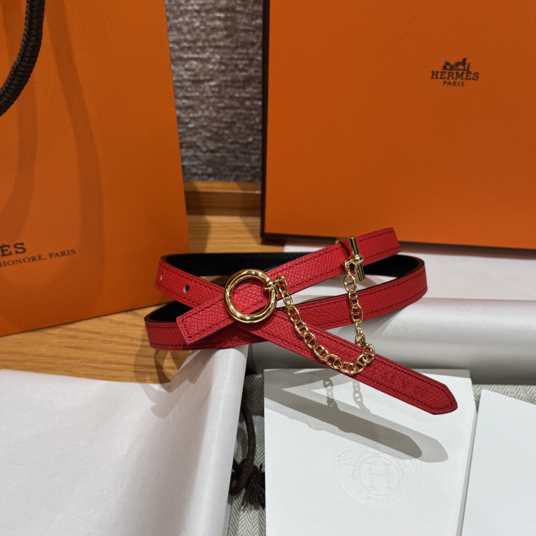 Hermès Women's Black Swift & Epsom Calfskin Reversible Belt - 13 mm 3 cmp i1750761615168 7486 0 1