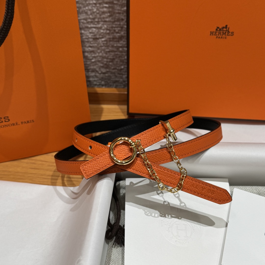 Hermès Women's Black Swift & Epsom Calfskin Reversible Belt - 13 mm 9 cmp i1750761615174 3238 0 7