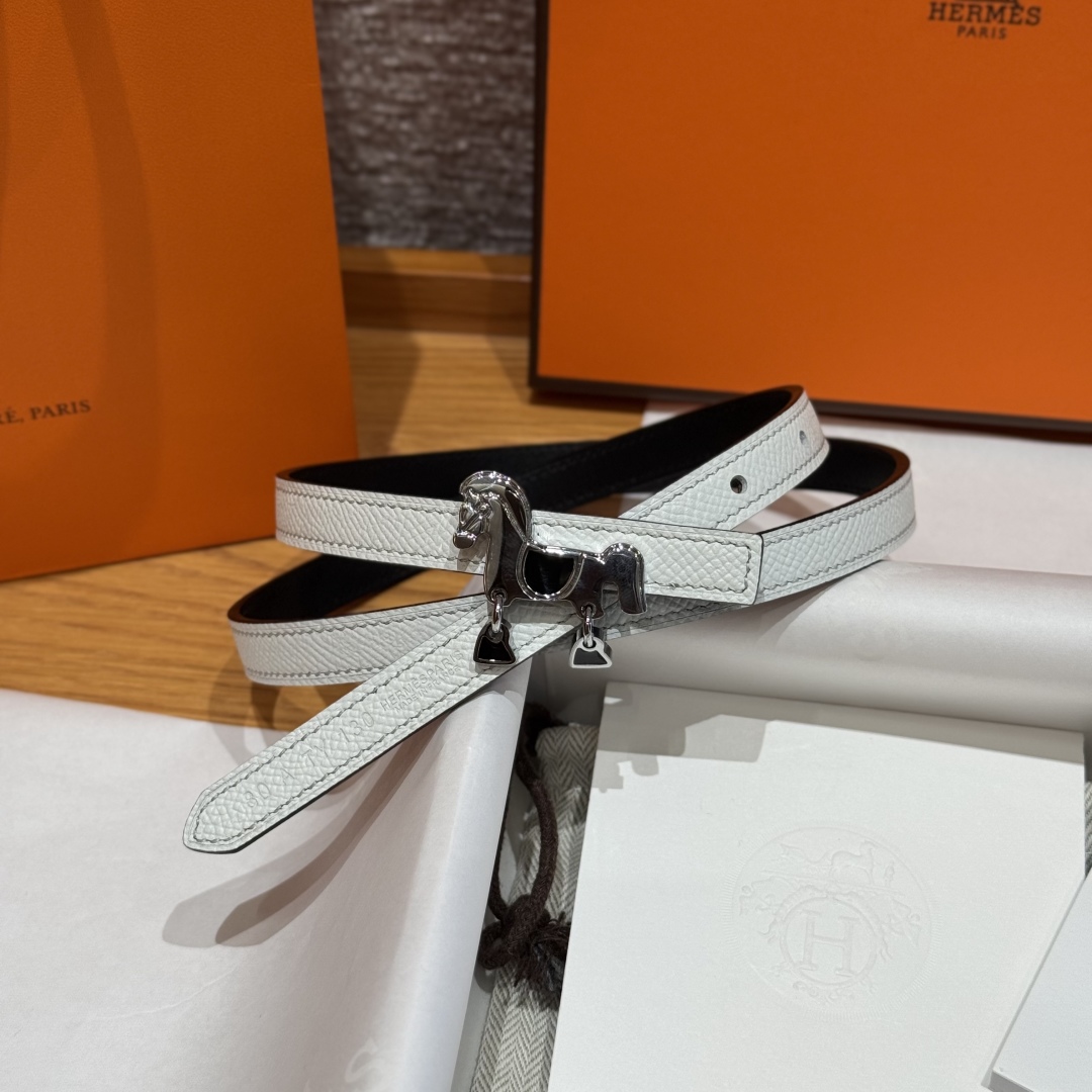Hermès Glenan Reversible Leather Belt with Horse Buckle, 13mm 6 cmp i1750761907894 5651 0 4