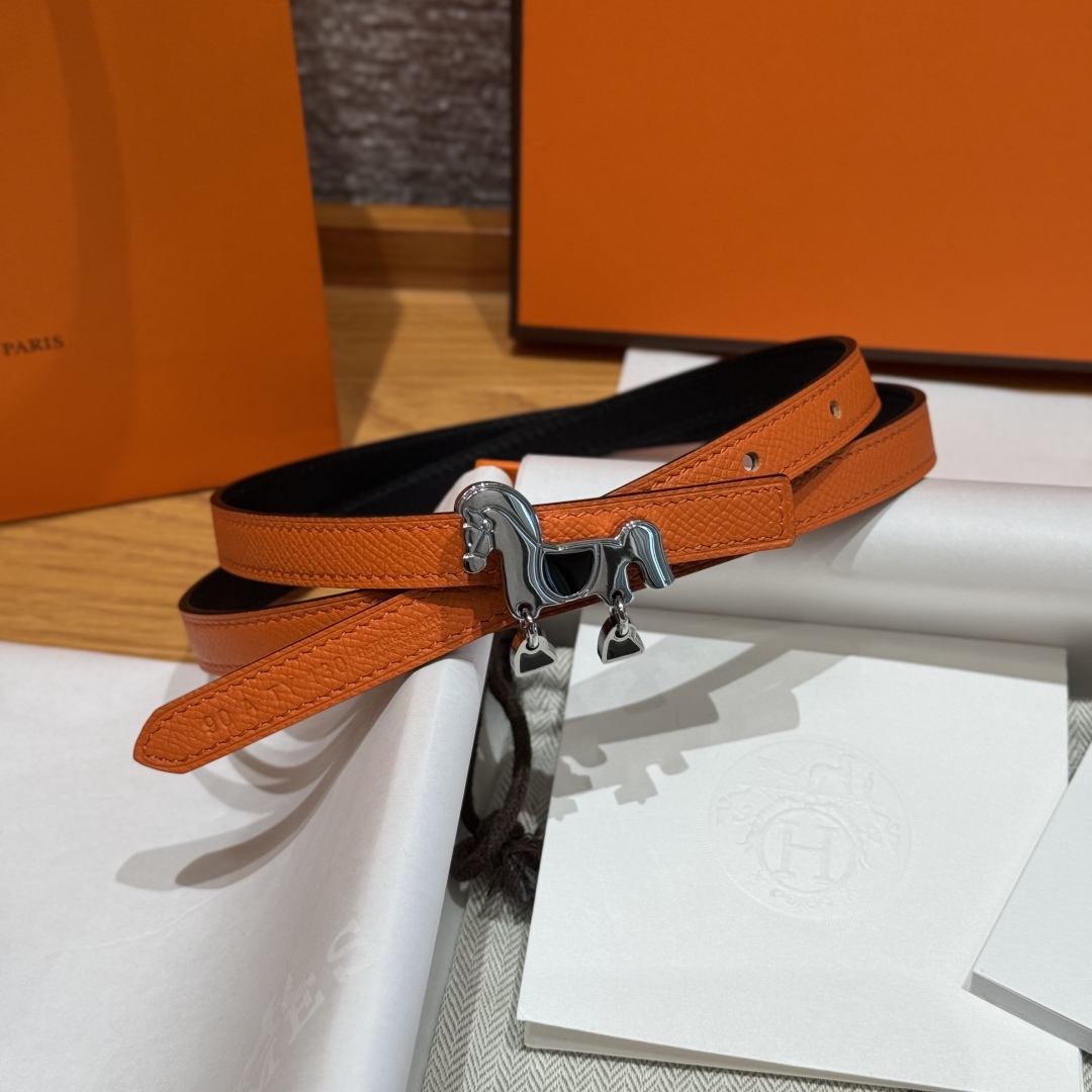Hermès Glenan Reversible Leather Belt with Horse Buckle, 13mm 5 cmp i1750761907904 116 0 3