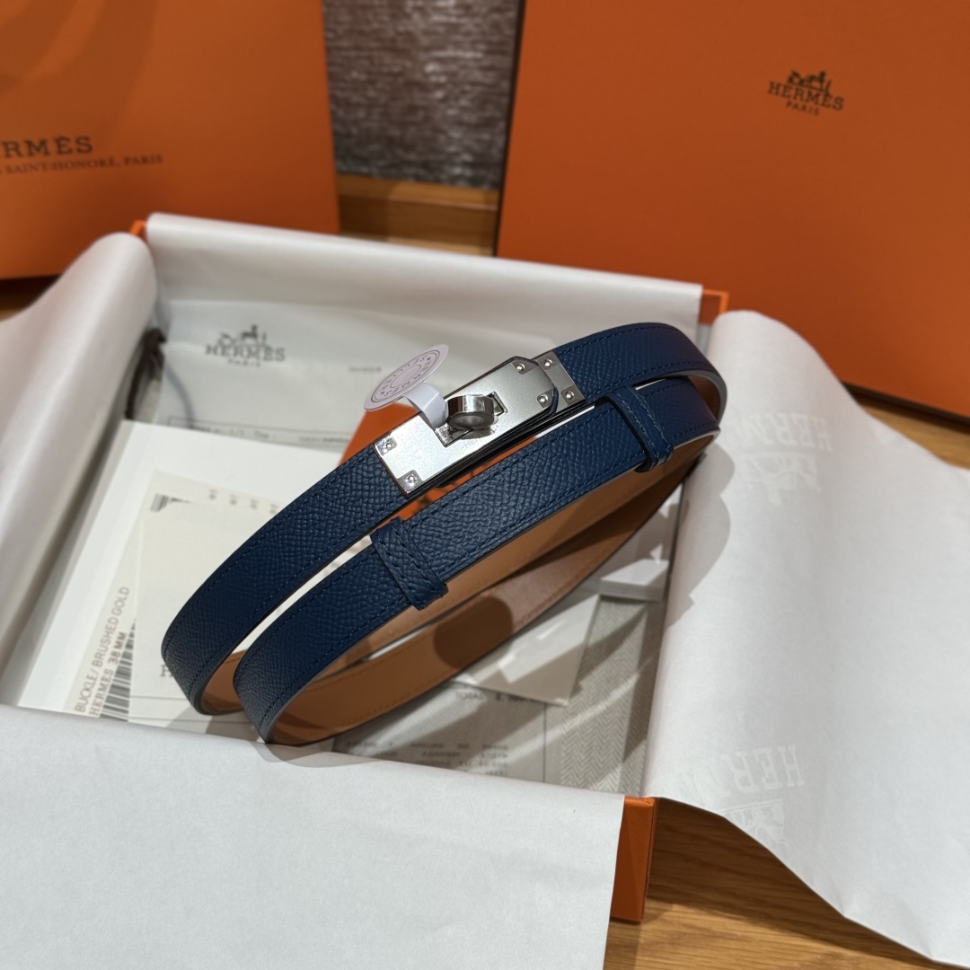 Hermes Kelly Belt: Hunter Leather, Palladium Buckle, Adjustable 60-100cm 3 cmp i1751952453184 2828 0 7