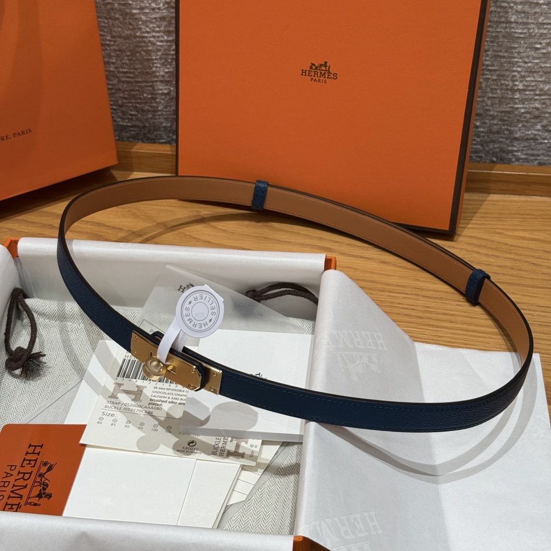 Hermès Kelly Belt: Hunter Leather with Palladium-Plated Buckle, Adjustable 18mm 5 cmp i1751952522691 5562 0 2