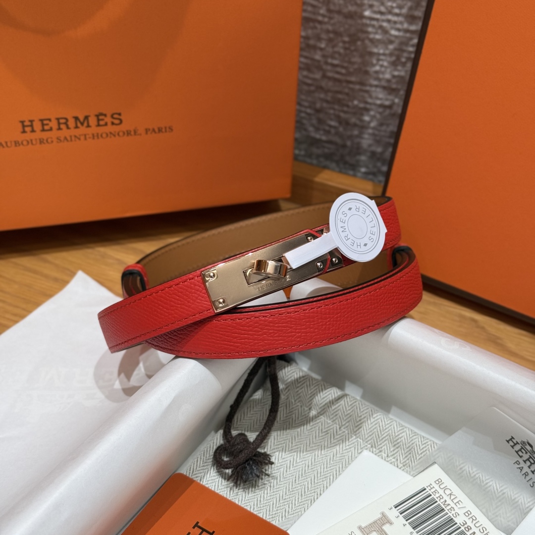 Hermès Kelly Belt 18mm Hunter Calfskin with Palladium Plated Buckle 2 cmp i1751952597186 7372 0 0