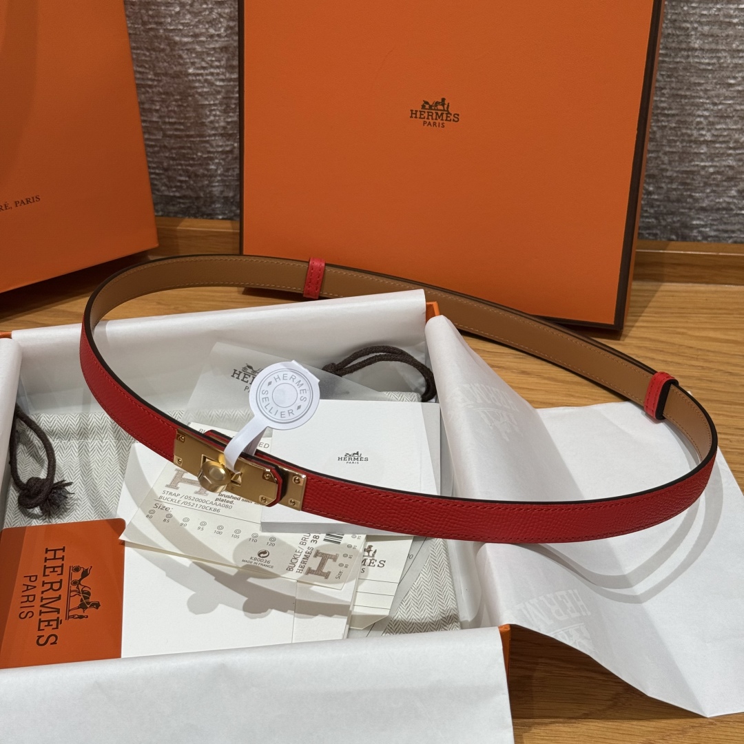 Hermès Kelly Belt: Hunter Leather with Palladium-Plated Buckle - Adjustable Fit 5 cmp i1751952618934 5593 0 5