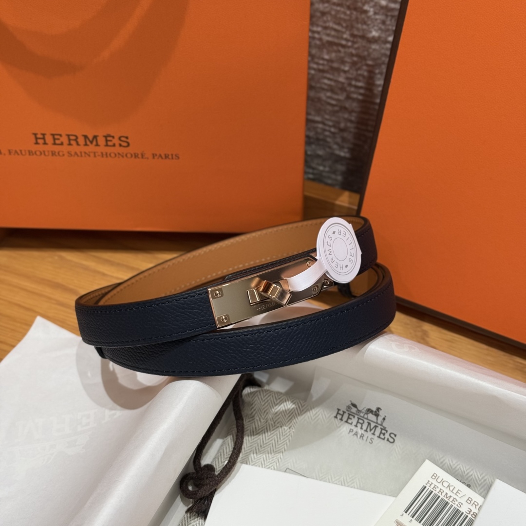 Hermès Kelly Belt - Hunter Calfskin with Palladium Plated Buckle, 18 mm 4 cmp i1751952772795 3368 0 2