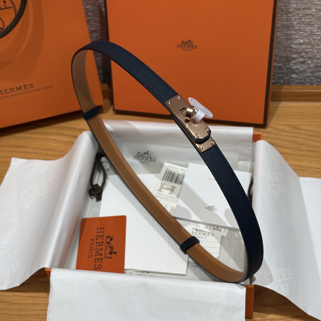 Hermès Kelly Belt - Hunter Calfskin with Palladium Plated Buckle, 18 mm 5 cmp i1751952772795 8280 0 3