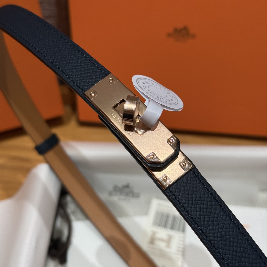 Hermès Kelly Belt - Hunter Calfskin with Palladium Plated Buckle, 18 mm 7 cmp i1751952773480 7349 0 4