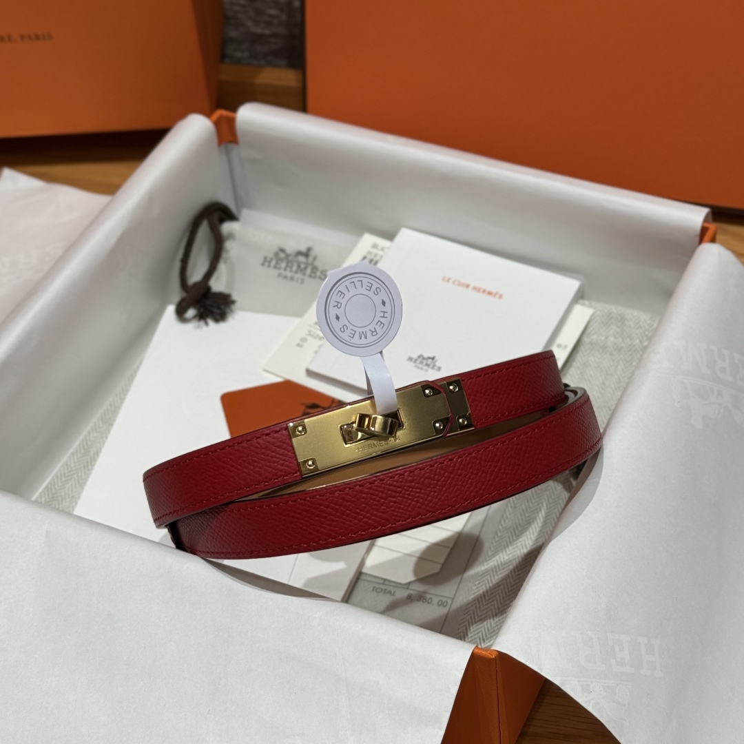 Hermès Kelly Belt: Hunter Calfskin with Palladium-Plated Buckle - Adjustable Fit 1 cmp i1751952870120 1089 0 1