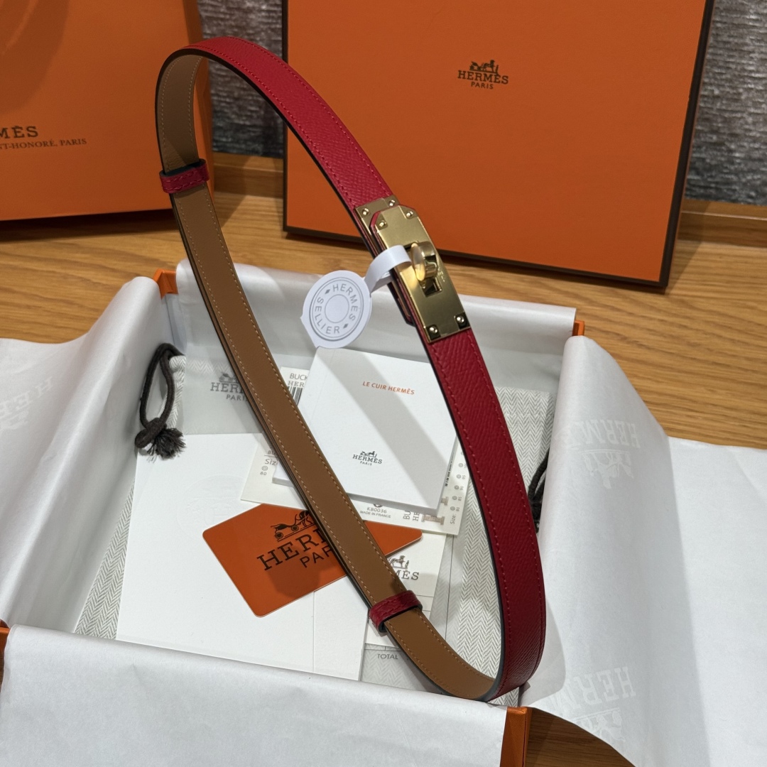 Hermès Kelly Belt: Hunter Calfskin with Palladium-Plated Buckle - Adjustable Fit 5 cmp i1751952870120 2586 0 4