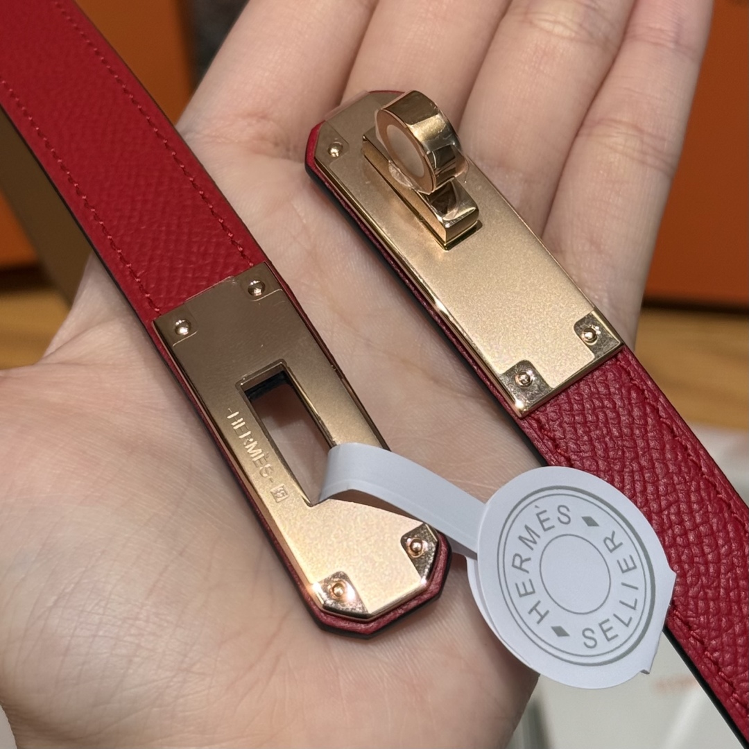Hermès Kelly Belt: Hunter Leather with Palladium-Plated Buckle - 18mm 8 cmp i1751952883287 5272 0 7