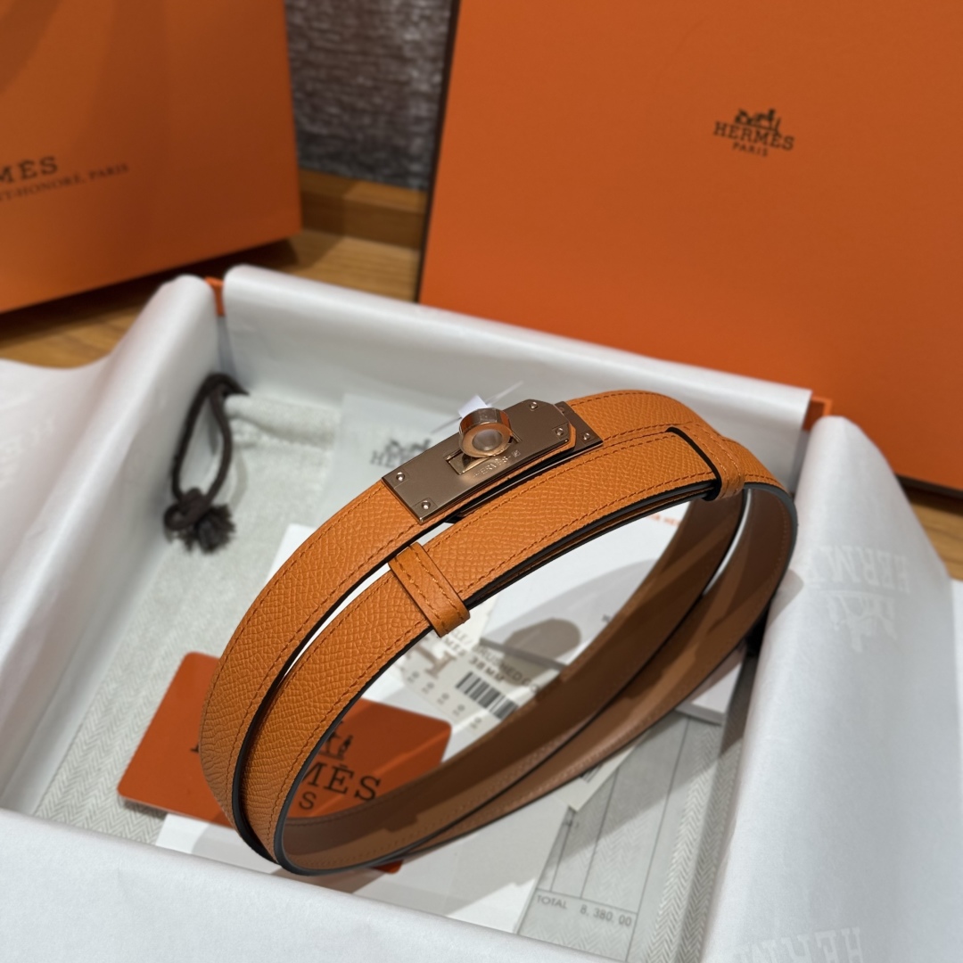 Hermes Women's Kelly Belt in Hunter Leather with Palladium-Plated Buckle 4 cmp i1751952943554 3090 0 0