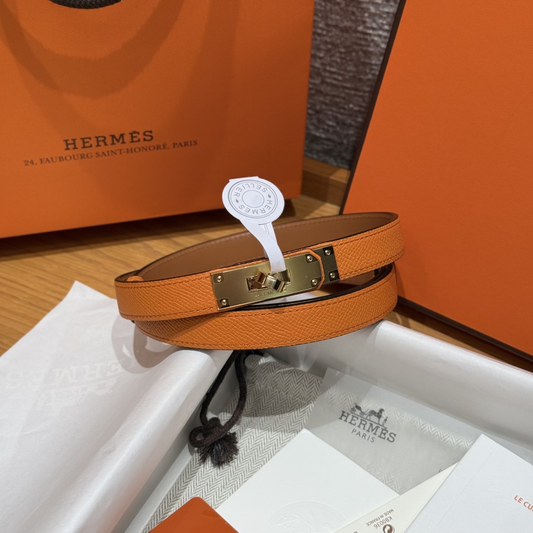 Hermès Kelly Belt: Hunter Calfskin with Palladium-Plated Buckle, Adjustable Fit 3 cmp i1751952956270 8560 0 2