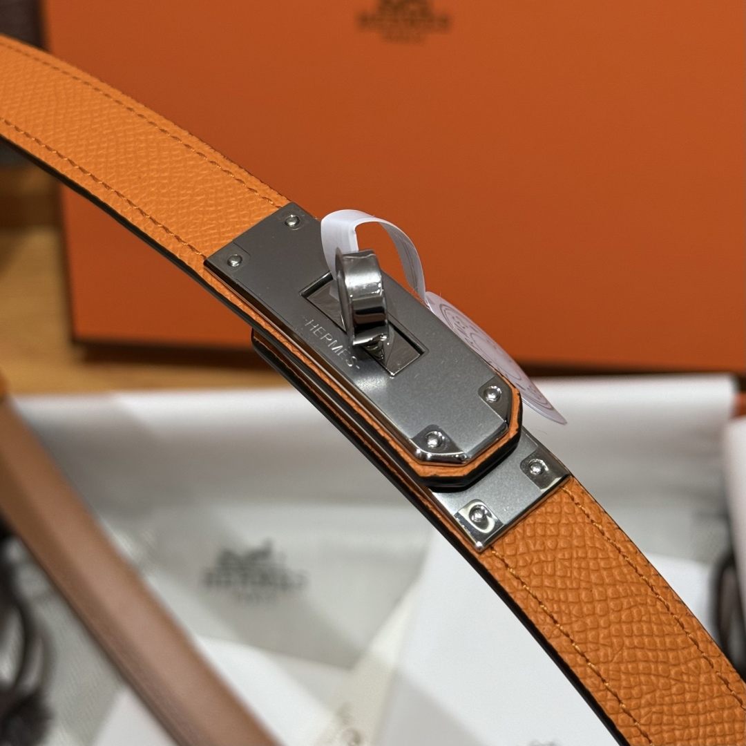 Hermes Kelly Belt: Hunter Calfskin Leather, Palladium Buckle, Adjustable Fit 7 cmp i1751952967203 3312 0 4