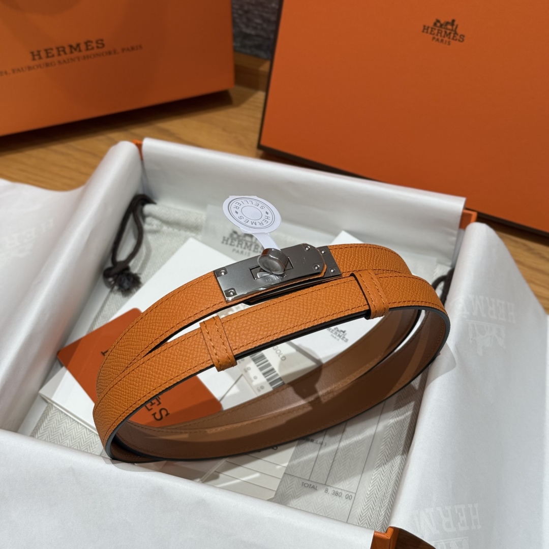 Hermes Kelly Belt: Hunter Calfskin Leather, Palladium Buckle, Adjustable Fit 4 cmp i1751952967238 5176 0 1