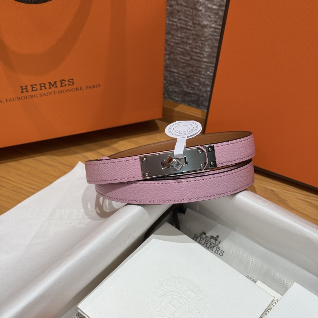 Hermès Kelly Belt: Hunter Calfskin with Palladium-Plated Buckle, Adjustable 1 cmp i1751953089954 7412 0 2