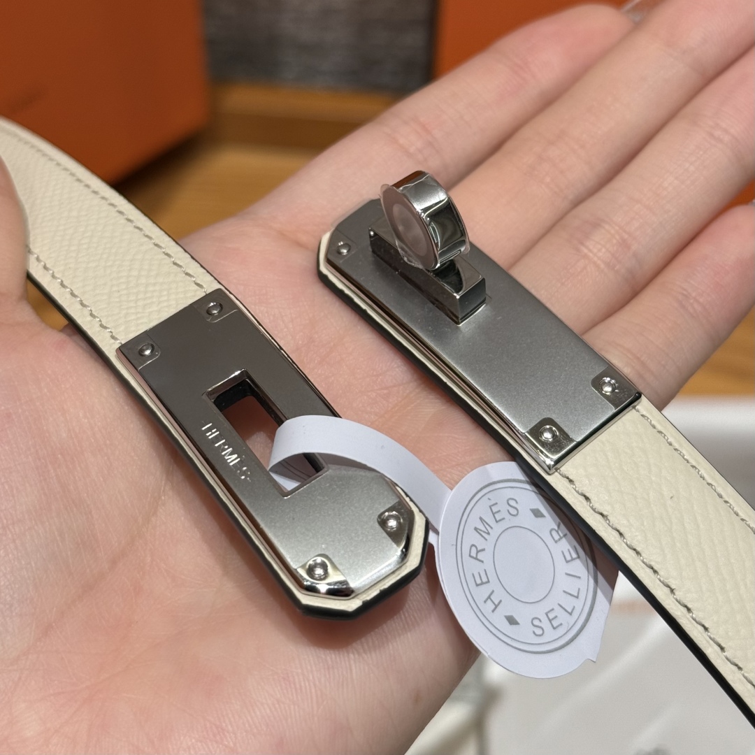 Hermès Kelly Belt: Hunter Leather with Palladium Buckle, Adjustable 60-100cm 7 cmp i1751953727358 8290 0 6