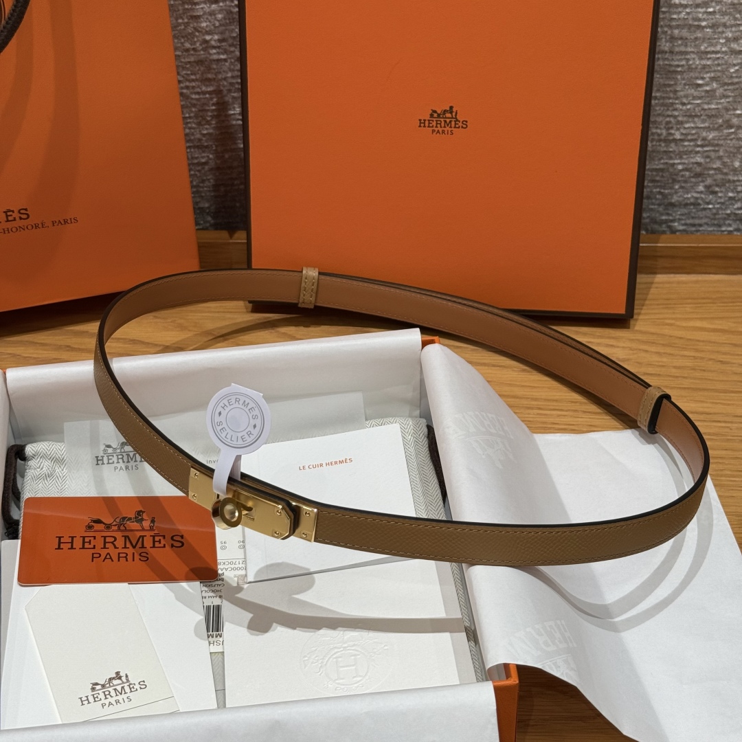 Hermes Women's Kelly Belt: Hunter Leather with Palladium Kelly Buckle 6 cmp i1751953892830 6852 0 5