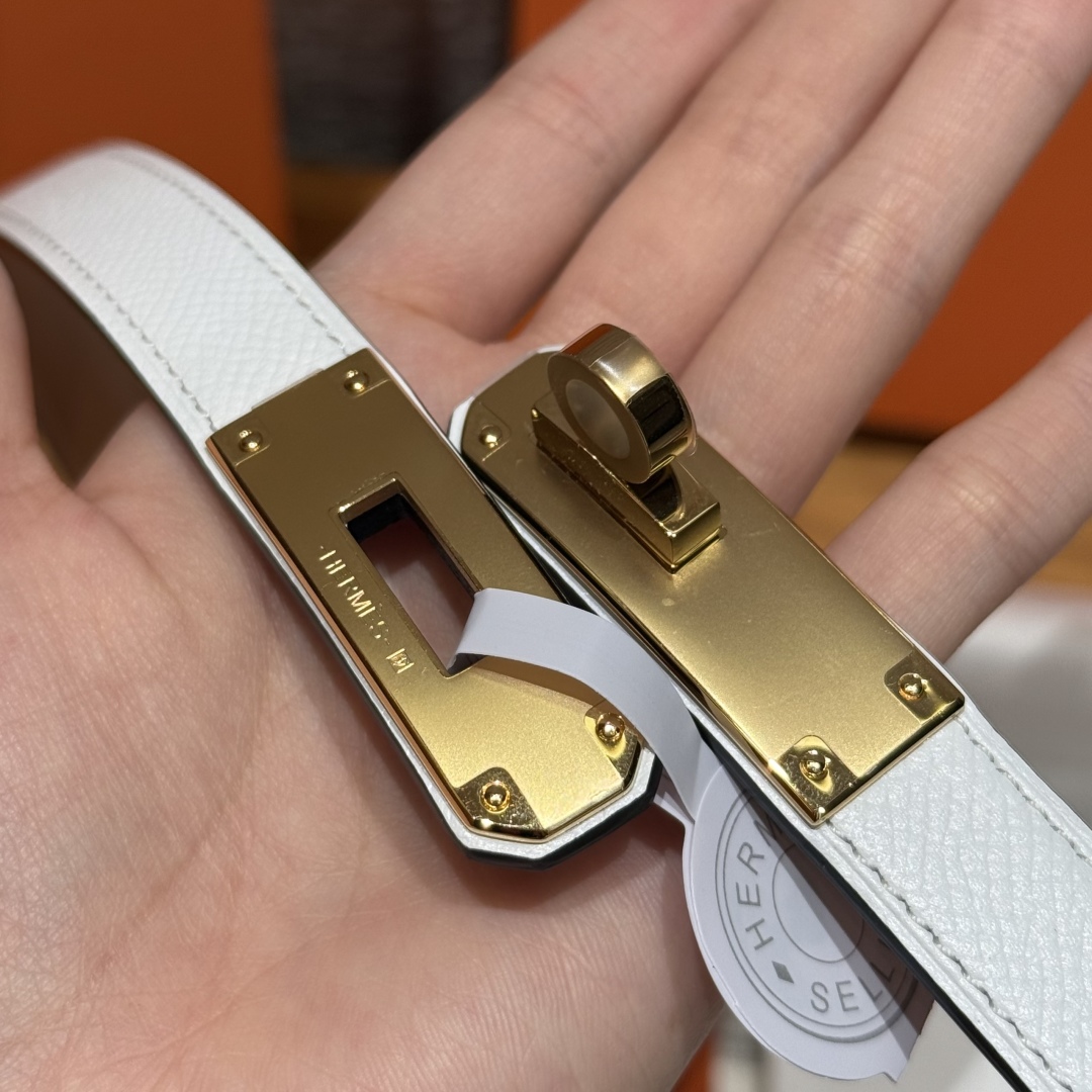 Hermès Kelly Belt: Hunter Leather with Palladium-Plated Buckle, Adjustable 18mm 8 cmp i1751953921654 6698 0 6