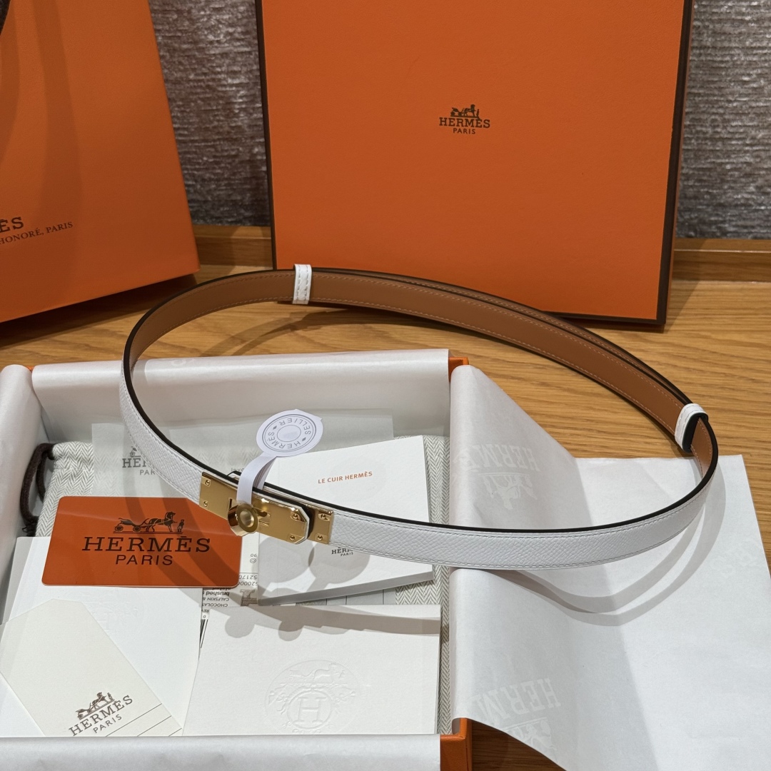 Hermès Kelly Belt: Hunter Leather with Palladium-Plated Buckle, Adjustable 18mm 6 cmp i1751953921661 3773 0 5