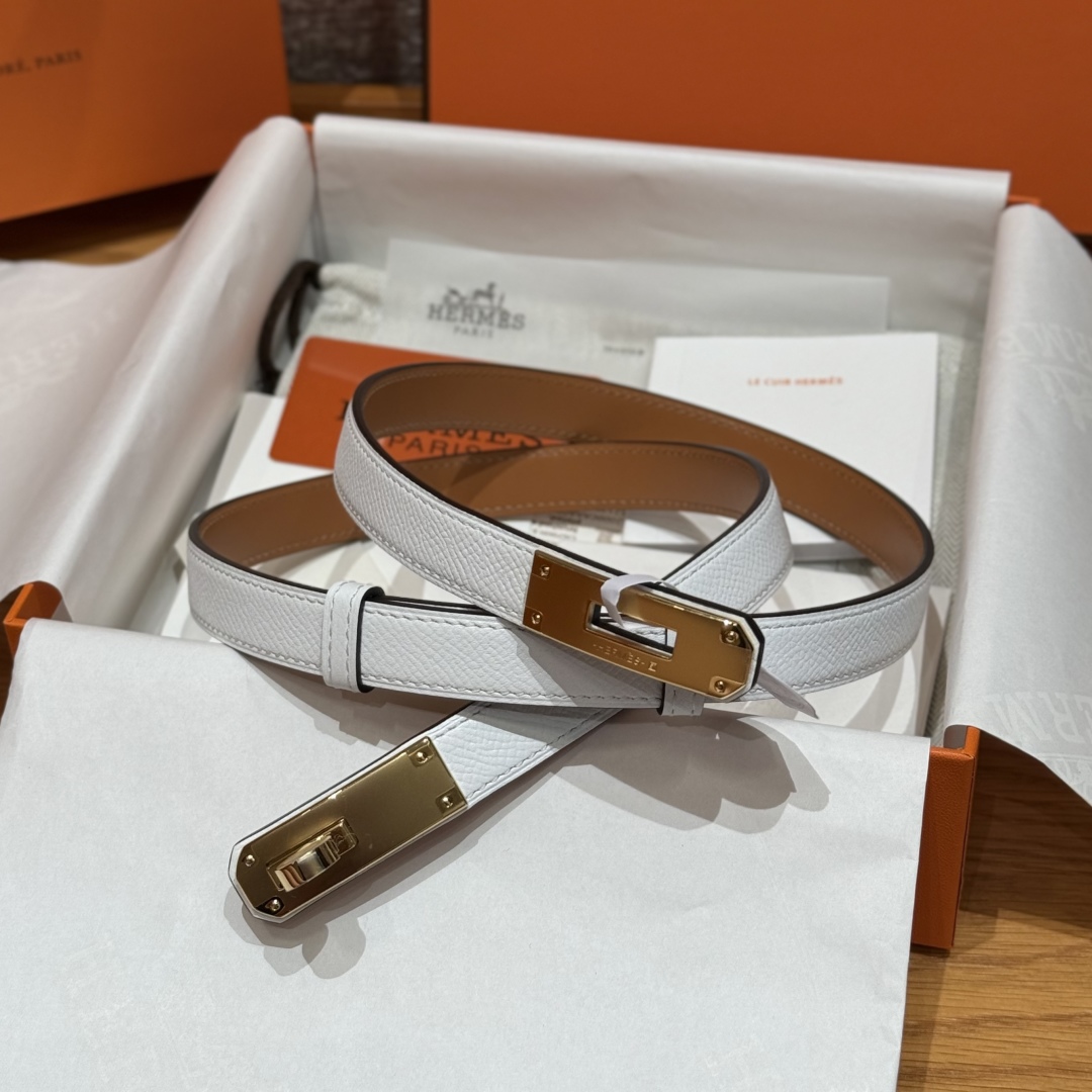 Hermès Kelly Belt: Hunter Leather with Palladium-Plated Buckle, Adjustable 18mm 3 cmp i1751953922287 5282 0 0