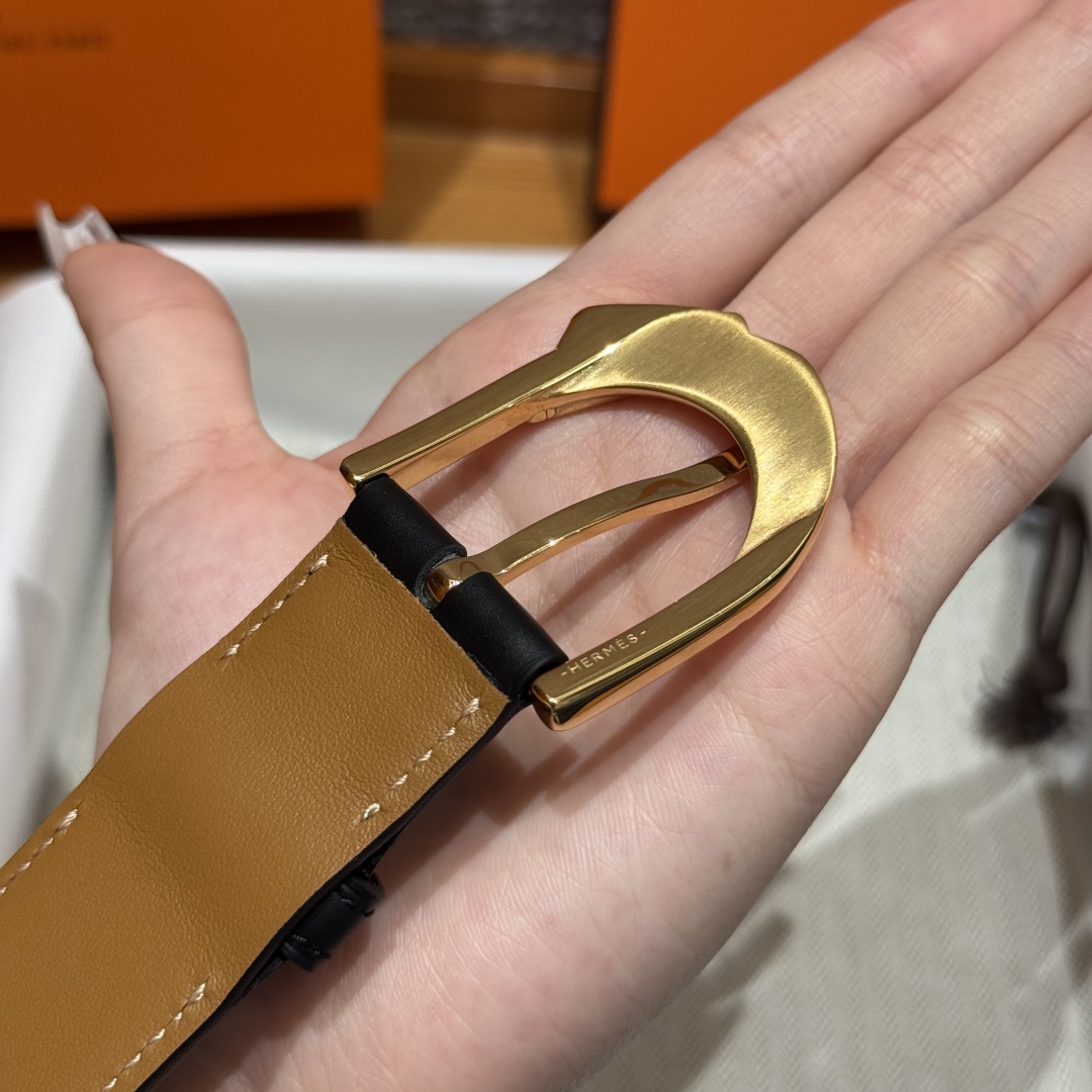 Hermès Rodeo 32mm Black Calfskin Leather Belt with Palladium-plated Buckle 7 cmp i1752207463442 3652 0 3