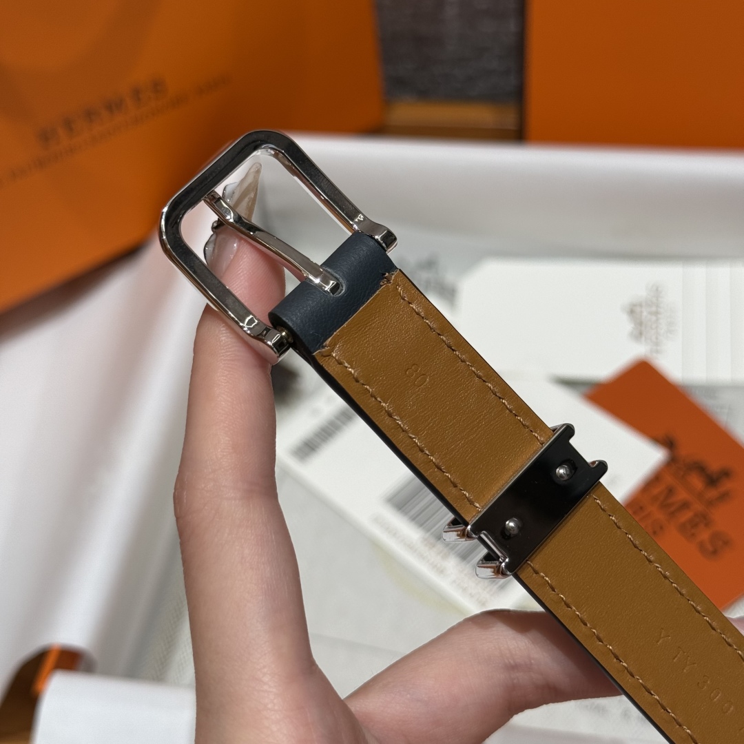 Hermes Mini Clou 20 Belt in Swift Calfskin with Gold Plated Buckle 8 cmp i1754113915099 6659 0 5