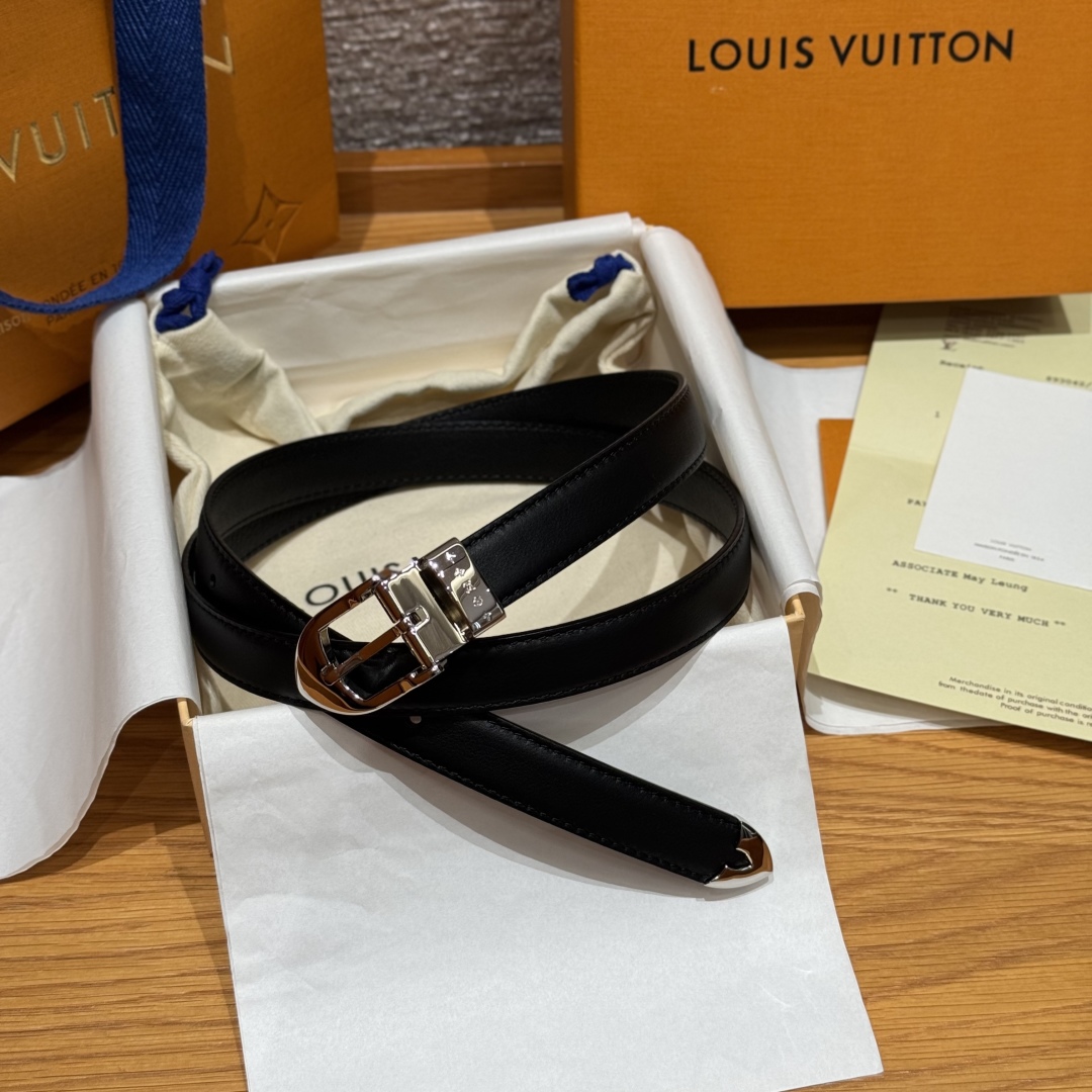 LOUIS VUITTON Timeless 20mm Leather Belt with Monogram Flower Details 3 cmp i1755865131679 9504 0 0