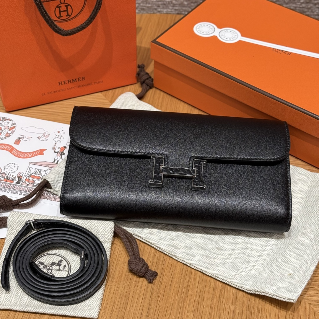 Hermès Constance to go 20cm (Noir)