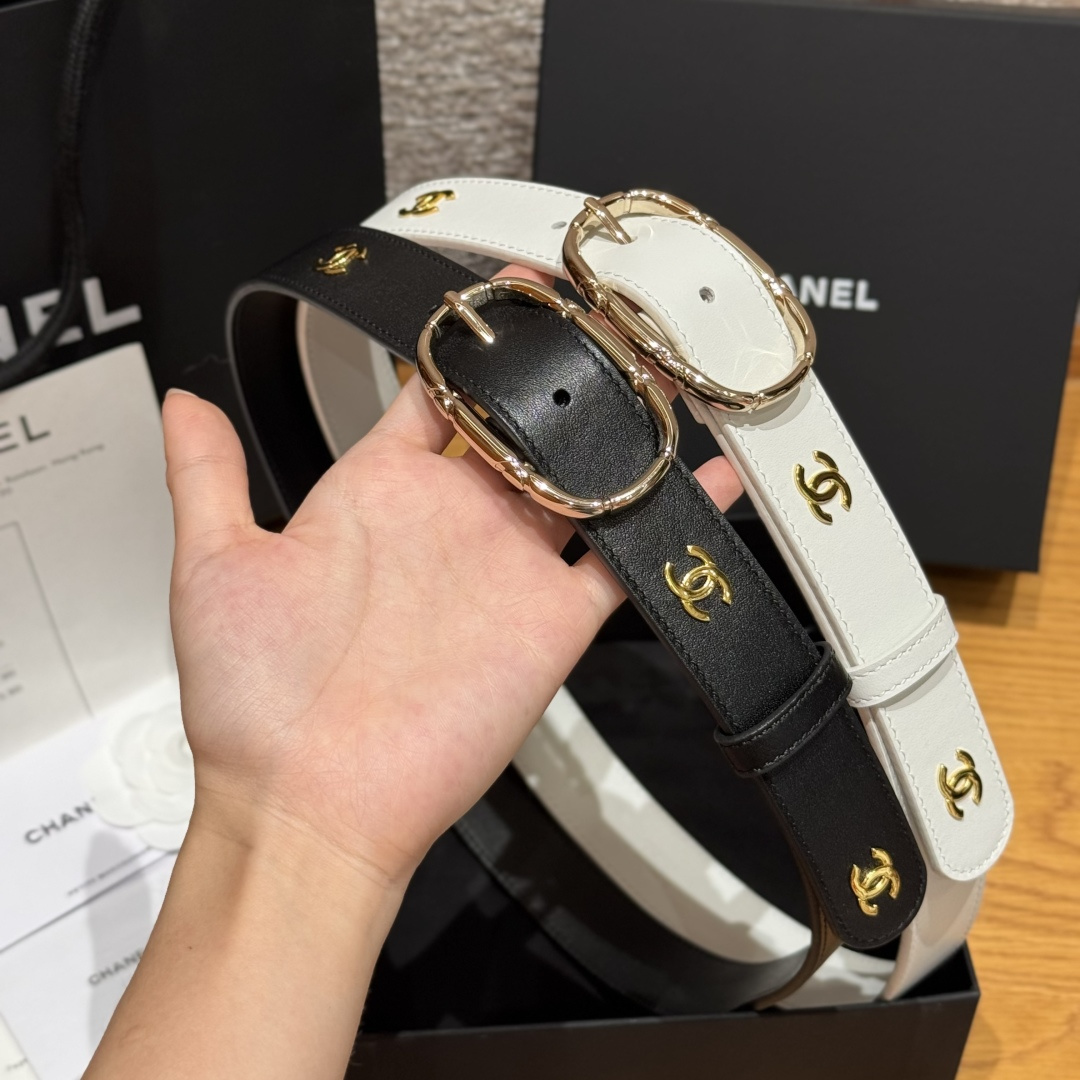 Chanel Women Leather Belt