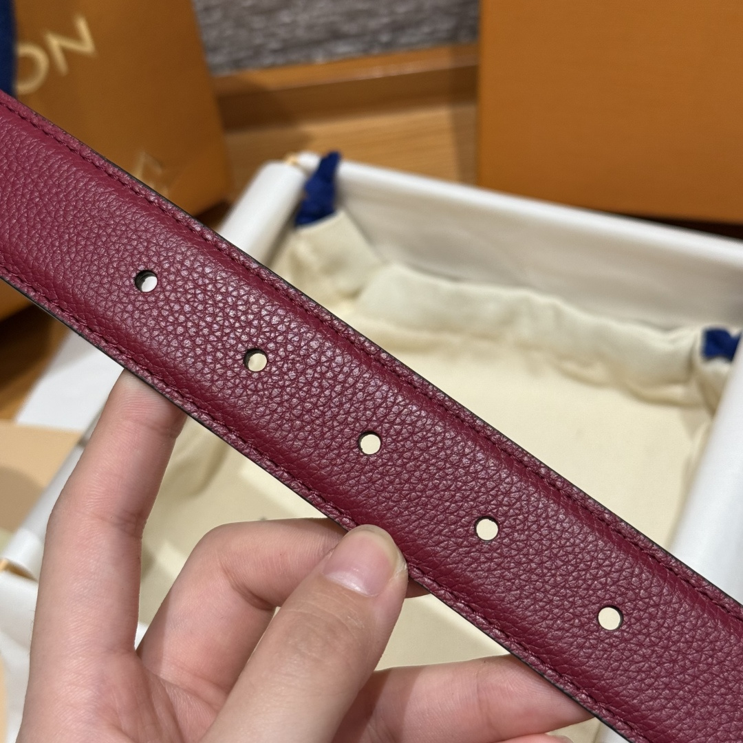 루이비통 플라워그램 라운드 30mm 리버시블 벨트 상세 이미지 7