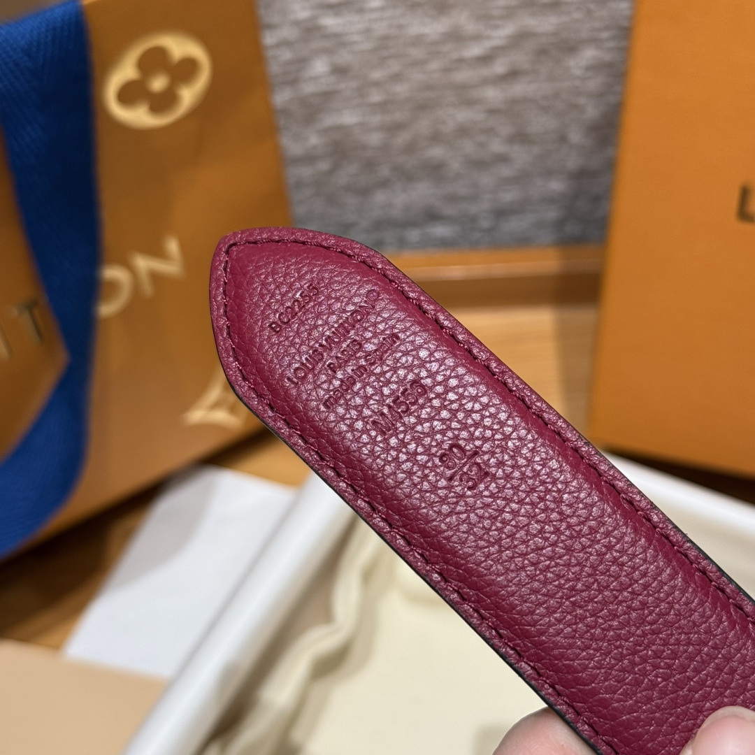 루이비통 플라워그램 라운드 30mm 리버시블 벨트 상세 이미지 8