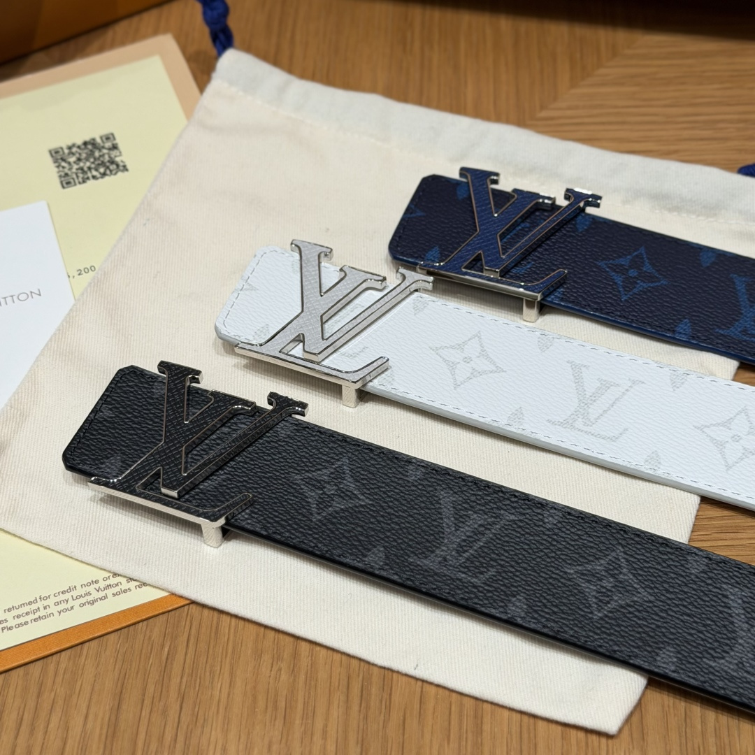 루이비통 이니셜 양면 40mm 가죽 벨트 상세 이미지 3