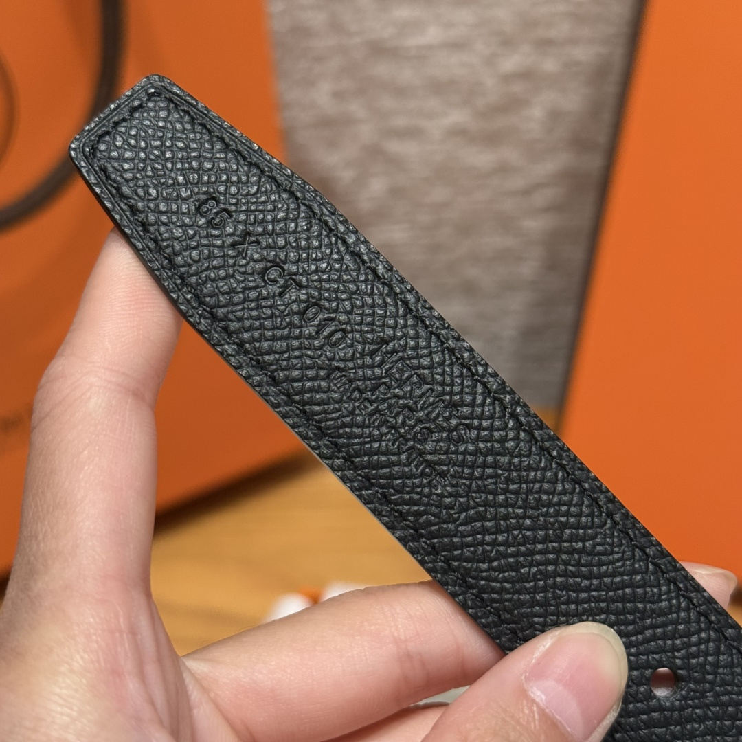 에르메스 마이용 토르사드 버클 양면 가죽 벨트 상세 이미지 8