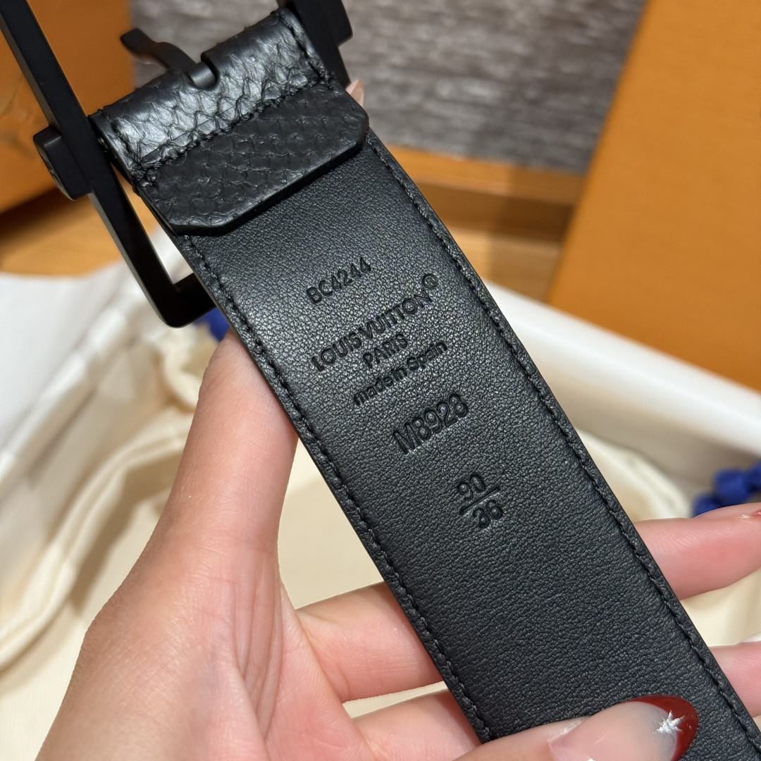 루이비통 가죽 벨트 35mm 상세 이미지 9