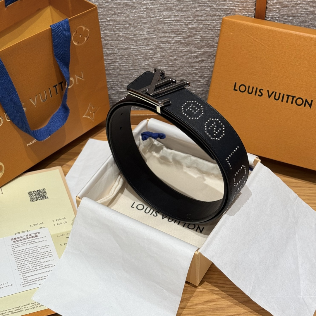 루이비통 로카비리 스터드 40mm 리버시블 벨트 상세 이미지 3
