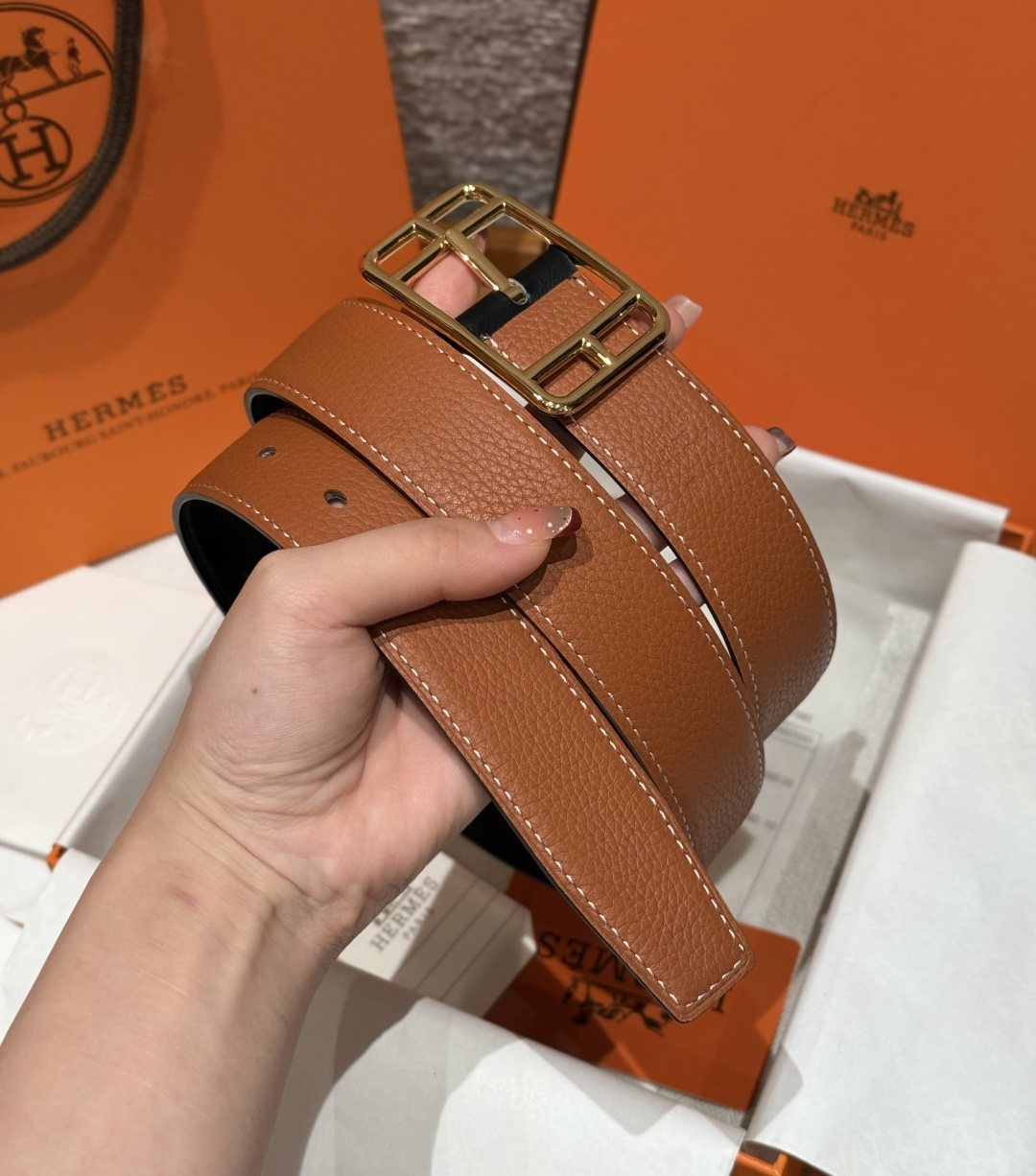 에르메스 케이프코드 32mm 리버시블 벨트 상세 이미지 2