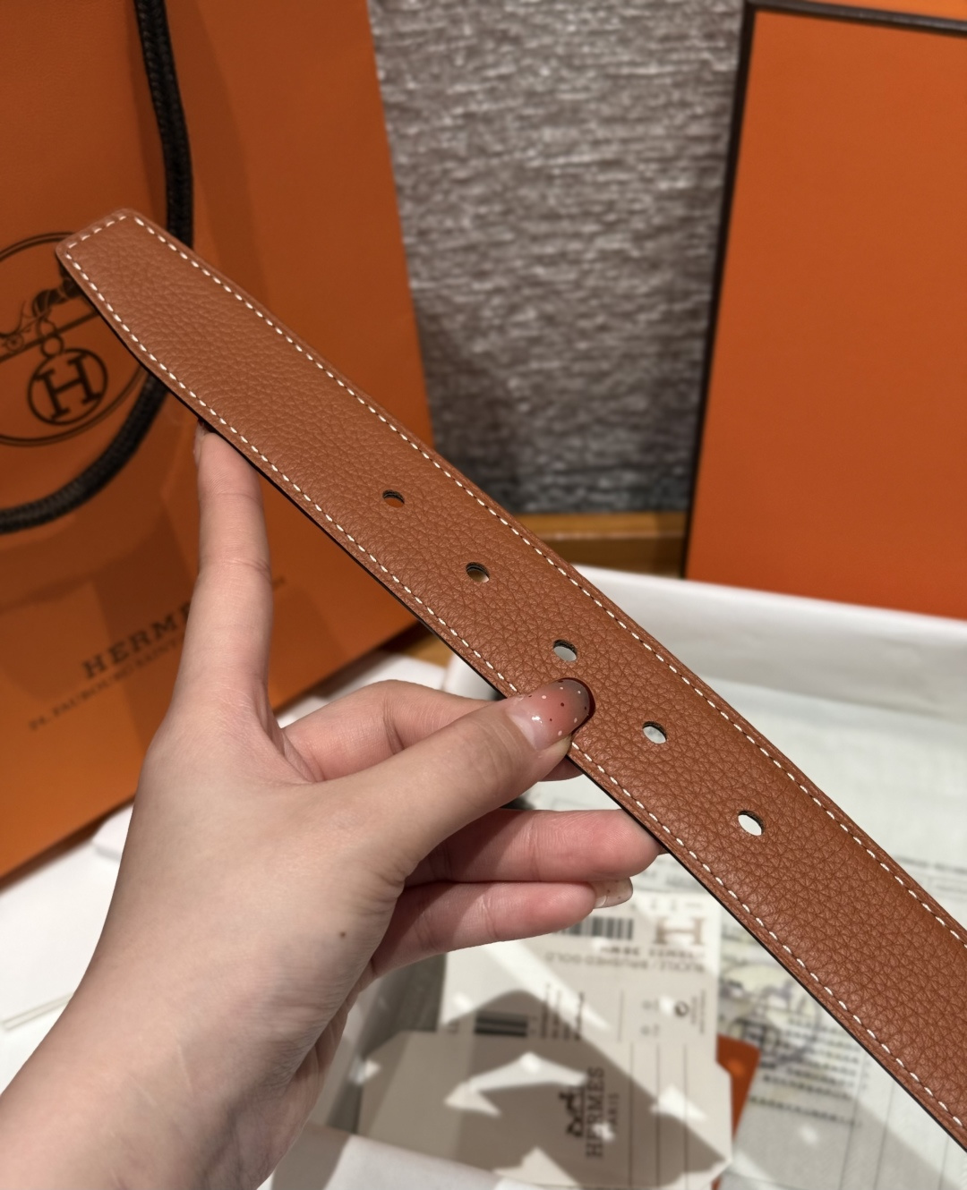 에르메스 케이프코드 32mm 리버시블 벨트 상세 이미지 8