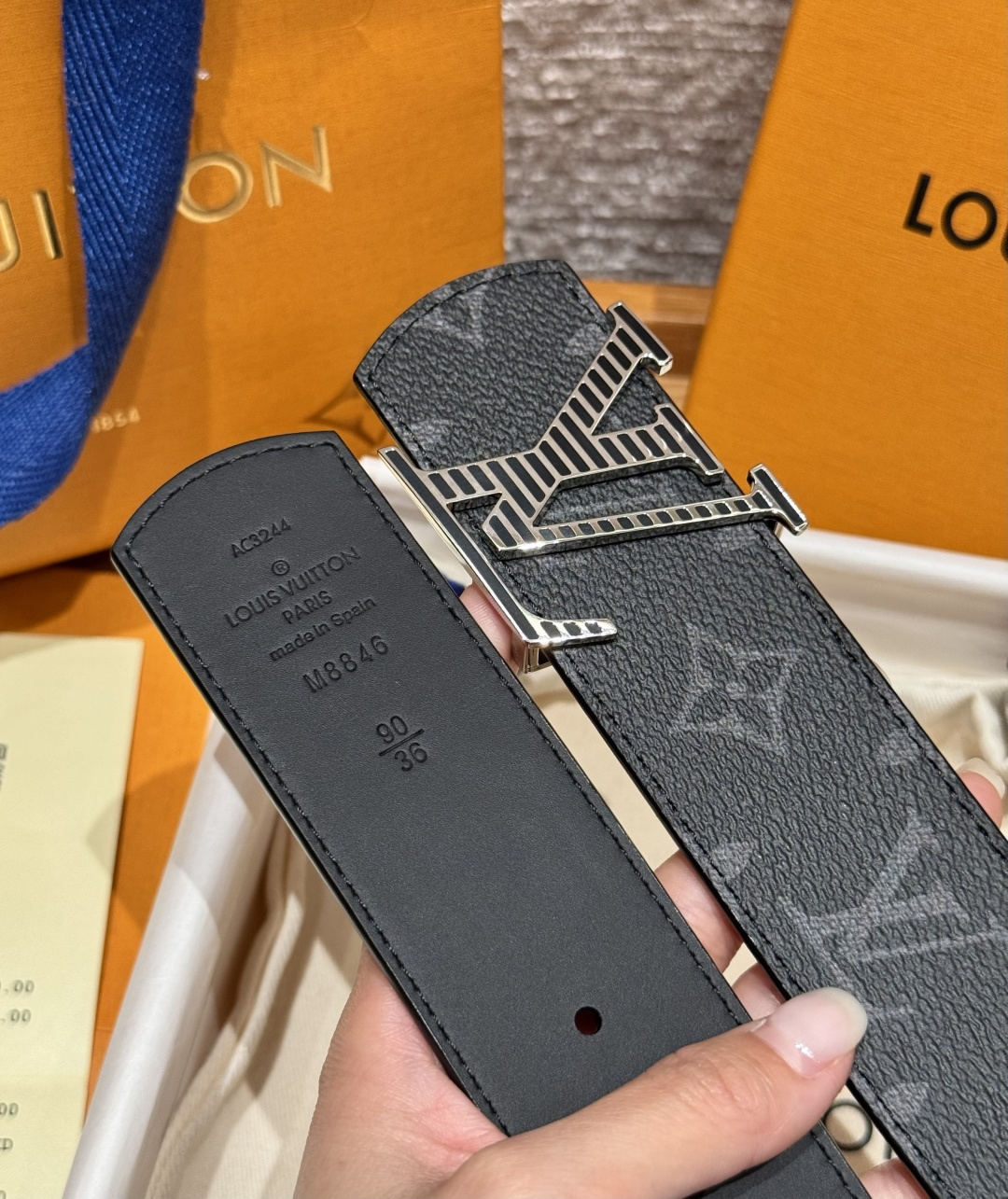 루이비통 디멘션 40mm 리버시블 벨트 상세 이미지 6