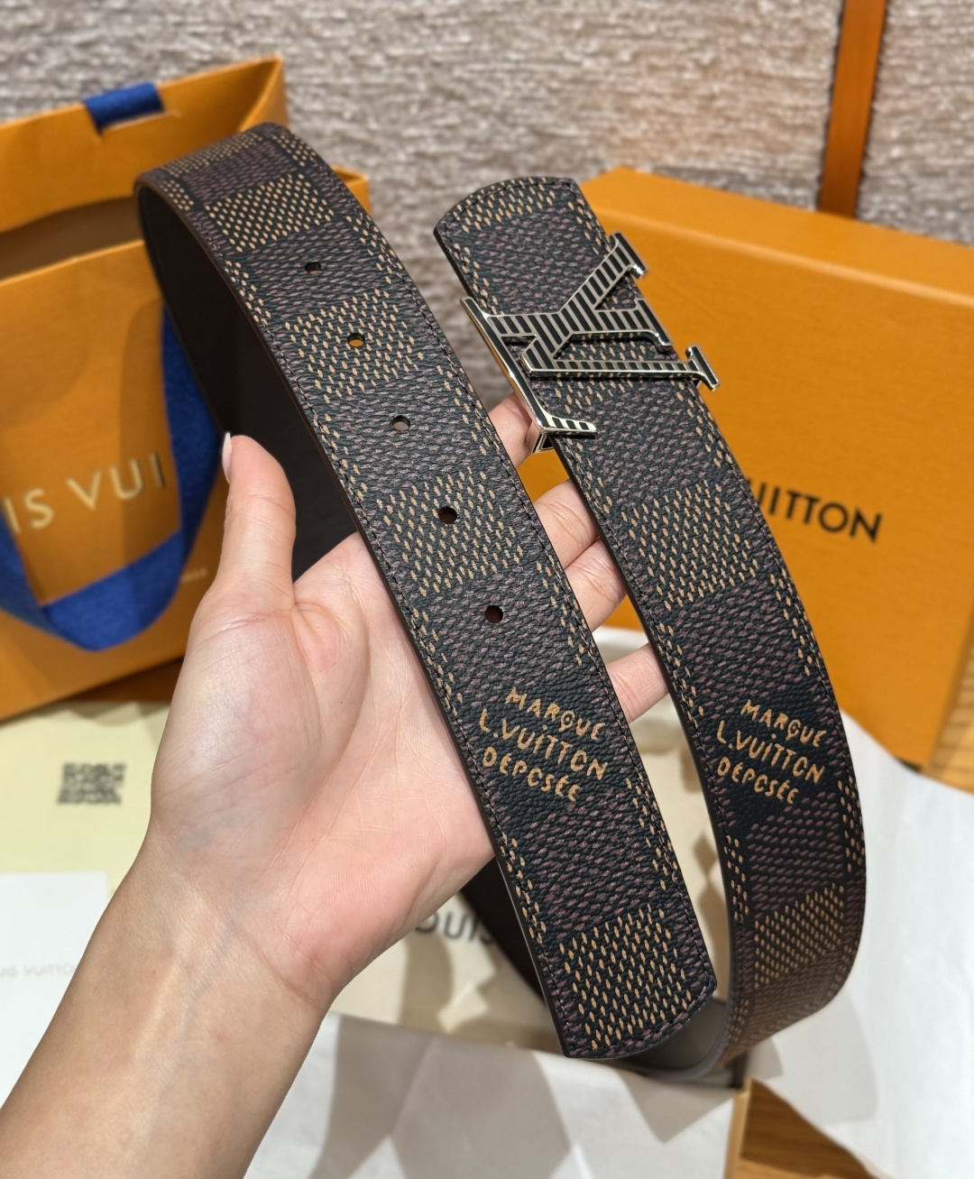 루이비통 디멘션 40mm 리버시블 벨트 상세 이미지 4
