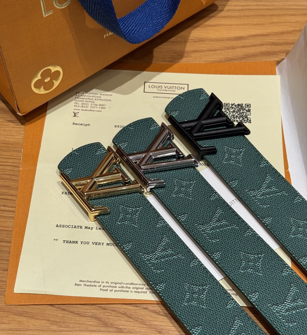 루이비통 디멘션 모노그램 헤리티지 40mm 리버서블 벨트 상세 이미지 4