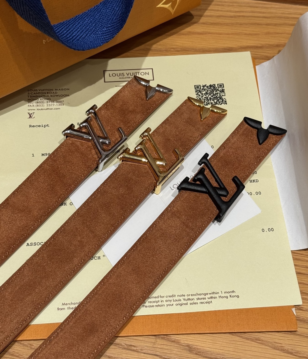 루이비통 프리티 30mm 리버시블 가죽 벨트 상세 이미지 3