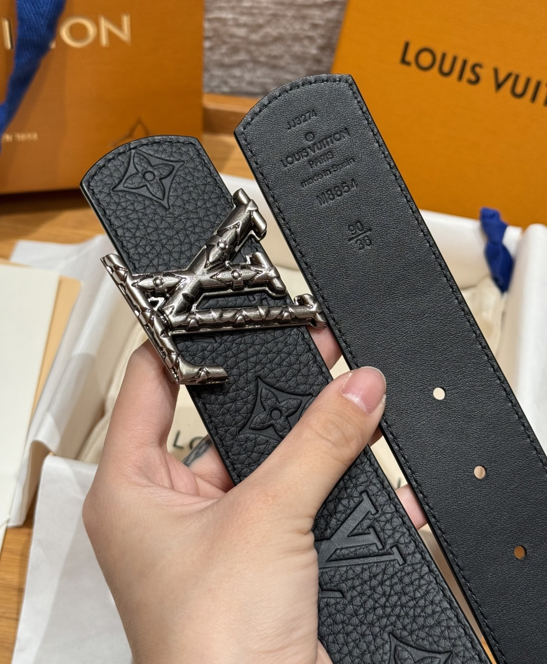 루이비통 디멘션 40mm 리버시블 벨트 상세 이미지 6